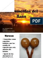 Instrumentos de La Región Llanera Colombiana.