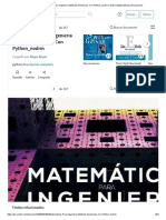 Matemáticas para Ingeniería Métodos Numéricos Con Python - Nodrm - Spline (Matemáticas) - Ecuaciones PDF