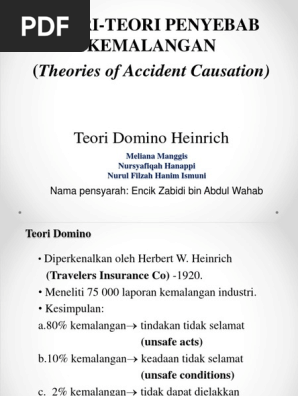 Teori Domino Heinrich Pdf