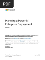 Planning A Power BI Enterprise Deployment