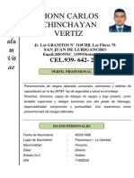 CV Jhonn Chinchayan Vertiz PDF