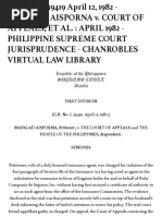 MAPALAD AISPORNA v. COURT OF APPEALS, ET AL.: APRIL 1982 - PHILIP