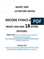 Mudit Jain World History Notes