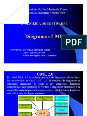 Diagramas UML Ingenieria Software | PDF | Lenguaje de modelado unificado |  Caso de uso