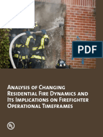 Analysis of Changing Residential Fire Dynamics and Its Implications On Firefighter Operational Timeframes