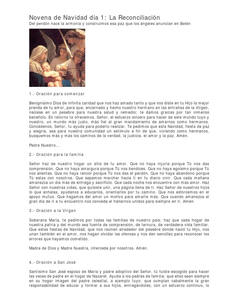 Novena de Navidad | PDF | Oración | María, madre de Jesús