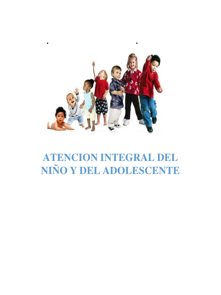 Atcn Integral Del Niño y Del Adolescente 1ra Separata | PDF | Infantes ...