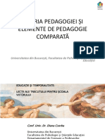 Istoria Pedagogiei Si Elemente de Pedagogie Comparată Reconversie Profesionala