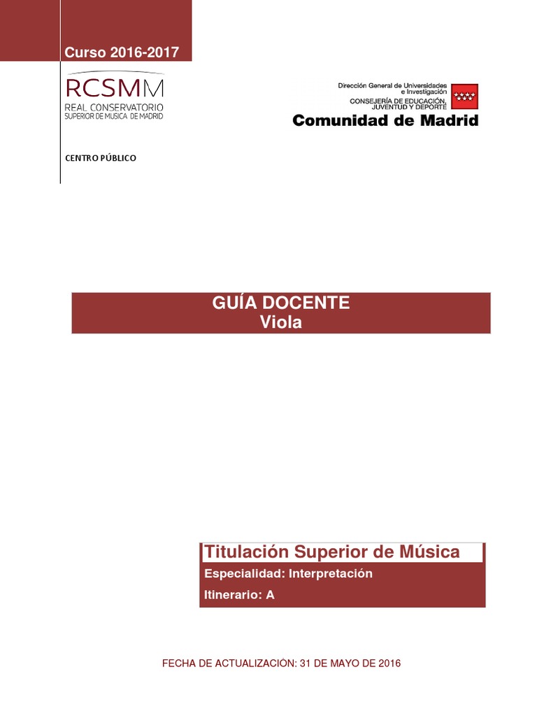 Viola | PDF | Conocimiento | Maestros