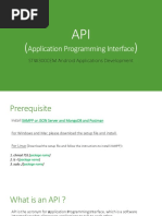 Topic 8 - API