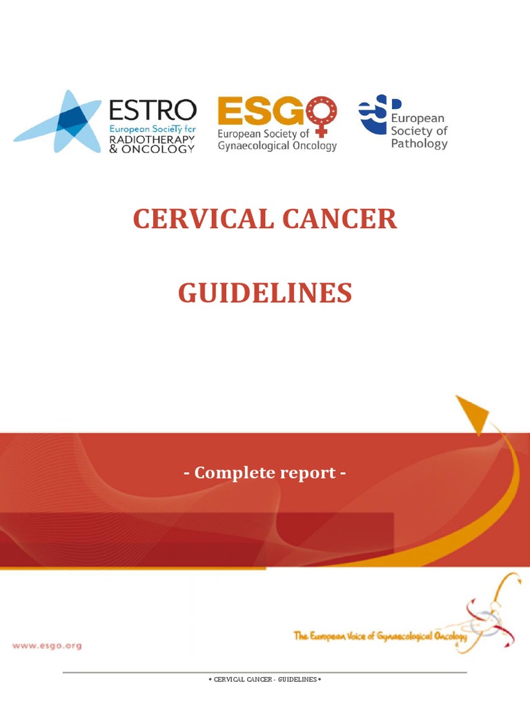 Cervical Cancer Guidelines Complete Report PDF PDF Cervical Cancer