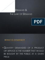 Understanding the Law of Demand and Elasticity