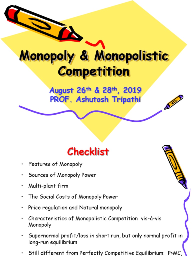Monopoly vs Monopolistic Competition | PDF | Monopoly | Demand