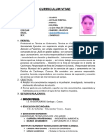 CURRICULUM VITAE de GLADYS AGUILAR