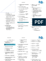 Sample Level I Formula Sheet 1
