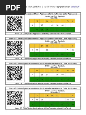 100 tambola ticket printable free republic day independence day pdf qr code mobile app