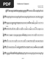 El Galeron llanero - Clarinet in Bb