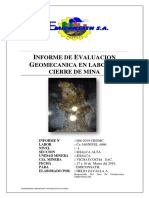 Informe Inyecciones de Consolidacion Cierre de Minas