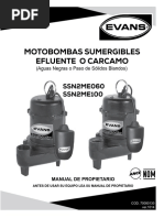 Manual de Uso Motobomba Evans