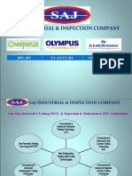 Saj Industrial & Inspection Company: DPT, MT Ut, Et, VT, RT Vibration Analysis