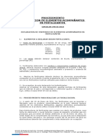 Procedimiento Declaracion Elementos Acompañantes 10-2011