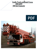 Krupp Hydraulic Truck-Mounted Crane 350 GMT - 450 Ton Capacity