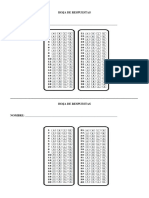Hoja de Respuestas 1 - 40