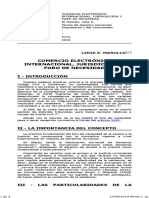 Comercio Electrónico Internacional, Jurisdicción y Foro de Necesidad