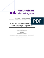 Plan de Mantenimiento de Un Complejo Deportivo