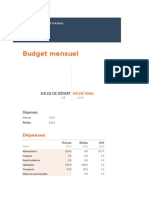 Budget Mensuel