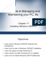 A+ Guide To Managing and Maintaining Your PC, 6e: Installing Windows 2000/XP