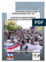 Informe para Epu Guatemala 2017 - Derechos de La Juventud - Completa