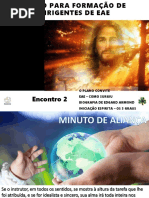 Encontro 02 Curso de Dirigente de EAE