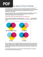 CMYK v RGB Colour Printing