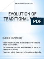 Evolution of Traditional Media