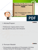 Presentasi Evaluasi 3 Bulan PMMB