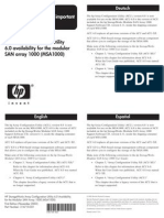 Important: HP Array Configuration Utility 6.0 Availability For The Modular SAN Array 1000 (MSA1000)