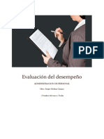 Evaluación Del Desempeño