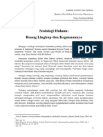 Sosiologi Hukum Ruang Lingkup Dan Keguna PDF