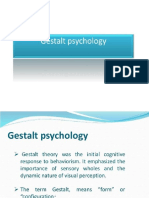 Gestalt Psychology 