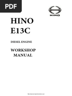 Hino E13C Engine Workshop Manual II.pdf | Piston | Motor Oil | Free 30