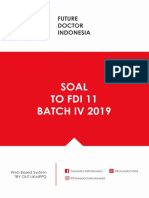 (Fdi) Soal To Fdi 11 Batch Iv 2019 PDF