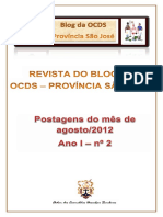 Revista do Blog da OCDS - Província São José - agosto-2012