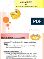 Mahasiswa Dan Tanggungjawab Sosial