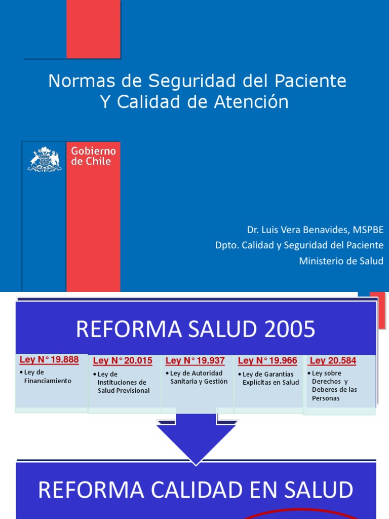 Seguridad y Calidad en La Atencion Del Paciente | PDF | Seguridad del ...