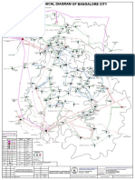 Geographical Diagram of Bangalore City