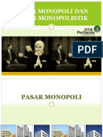 PASAR MONOPOLI DAN PASAR MONOPOLISTIK Revisi