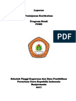 LPJ Peninjauan Kurikulum PGSD 2017