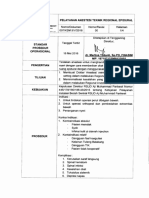 007 SPO Pelayanan Anestesi Teknik Regional Epidural