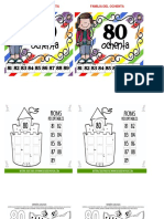 Familia de Los Numeros 80 A 100 Transicion Per 4